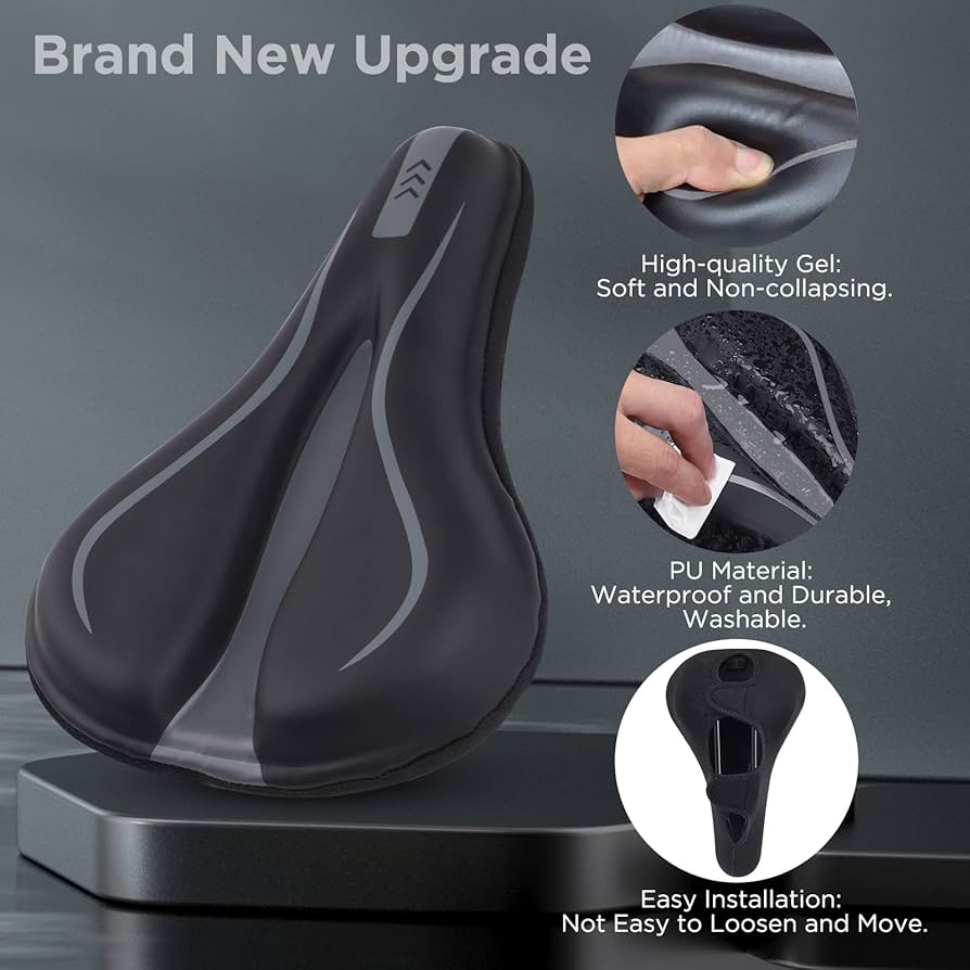 Amazon.co.jp: Simpeak 自転車サドルカバー 超肉厚 お尻痛くない